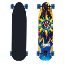 Skate Longboard Hondar Pro Model Tiago Rodinha Azul