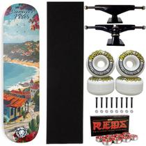 Skate Lyons Maple Montado 8.0 Red Bones Roda Wood Light 53mm Cor:AzulTamanho:ÚnicoGênero:Homem Skate Lyons Maple Montado 8.0 Red Bones Roda Wood Light 53mm Cor:AzulTamanho:ÚnicoGênero:Homem
