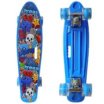 Skate Mini Cruiser 22 Pol Suporta 50kg Rodas Pu 60mm