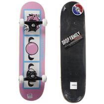 Skate Montado Drop Sista Ploc Kids Rosa