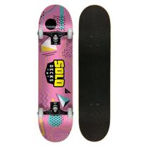 Skate Montado Iniciante Solo Colagem Pink 7.75