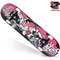 Skate Montado Profissional Completo Black Sheep