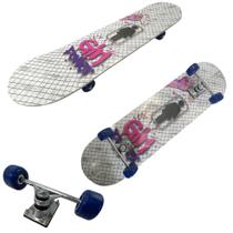 Skate Montado Semi Profissional Completo Estampa Girl Power