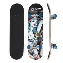 Skate Montado Semi Profissional Skatetboard Spin ABEC 9 - Cks