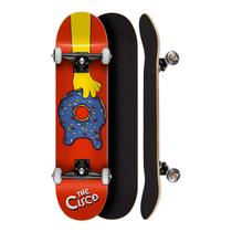 Skate Profissional Abec 5 The Cisco Donuts Red 8.0 - Cisco Skate