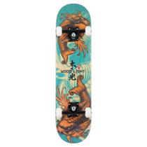 Skate Profissional Wood Light Japan Series Estampa Carpas Cor:VerdeTamanho:ÚnicoGênero:Homem Skate Profissional Wood Light Japan Series Estampa Carpas Cor:VerdeTamanho:ÚnicoGênero:Homem