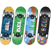 Skate Radical Iniciante Games com Shape de Madeira 70X19,5CM Skate Radical Iniciante Games com Shape de Madeira 70X19,5CM