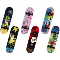 Skate Radical Iniciante Shape 6 Lâminas TRUCK 129MM Rodas 51MM Sortido