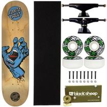 Skate Santa Cruz Montado 8.0 Serie Gold Next 53mm Abeck 15 Cor:Bege+VerdeTamanho:ÚnicoGênero:Homem