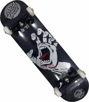 Skate Santa Cruz Montado Completo Hand Black Next Stick BS