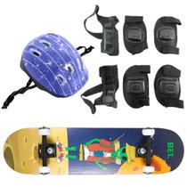 Skate Semi Pro + Kit Proteção Completo Estampa E.T. Belfix Skate Semi Pro + Kit Proteção Completo Estampa E.T. Belfix