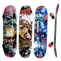 Skate Semi Profissional Completo Super Reforçado Radical - Até 70kg - 9 Lâminas