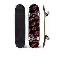 Skate Semi Profissional E Iniciante Skat Completo Cor Ninja