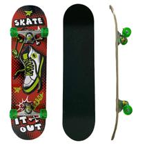 Skate Semi Profissional Estampado DM Radical Montado Completo Até 70 Kg DMR6254 Skate Semi Profissional Estampado DM Radical Montado Completo Até 70 Kg DMR6254