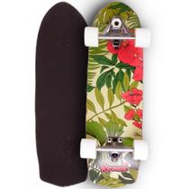 Skate Simular Surf Profissional Swingboard Floral Longboard