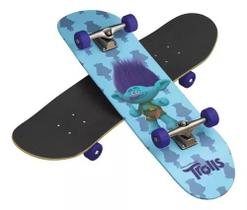Skate Skateboard Trolls Happy Branch Infantil Iniciante