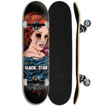 Skate Street Completo Iniciante Black Star - Eyes