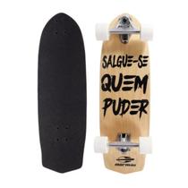 Skate Swingboard Surf Longboard Mormaii Salgue-se Quem Puder Rodas Brancas Lixa Antiderrapante