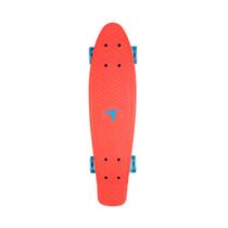 Skate Traxart Mini Cruiser Laranja Com Rodas de Led 59 mm Skate Traxart Mini Cruiser Laranja Com Rodas de Led 59 mm