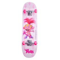 Skate Trolls Poppy Pink Infantil Iniciante Skateboard