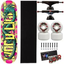 Skate Wood Light Dragão Montado 8.0 Roda Next 57mm Abec 15 Cor:PretoTamanho:ÚnicoGênero:Homem
