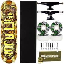 Skate Wood Light Maple 8 Serie Gold Next 53 Abec 15 Dourado Cor:VerdeTamanho:ÚnicoGênero:Homem