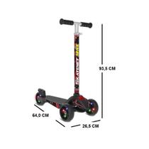 Skatenet Max Led Ajustável - Black Bandeirante