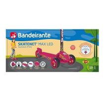 Skatenet Max Led Ajustável - Pink Bandeirante