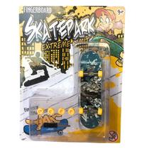 Skatepark Skate De Dedo Com Ferramenta + Rodas