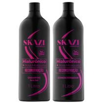 Skazi Kit 1L Hialurônico + Rosa Mosqueta (Shampoo+Condicionador)