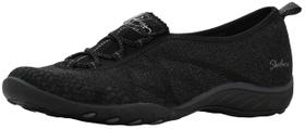 Skechers Feminino Breathe Easy-A Look Preto Mary Jane Flat
