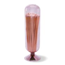 Skeem Fireplace Glass Match Cloche Violet com 120 fósforos Skeem Fireplace Glass Match Cloche Violet com 120 fósforos