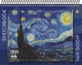Sketchbook Animarte Noite EstreladaPapel 150g e 44 Folhas