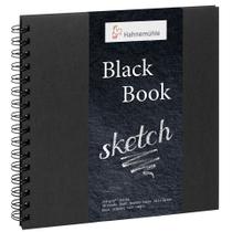 Sketchbook Black Book 23,5x23,5cm Espiral 250g/m 30 Folhas Hahnemuhle 10628503