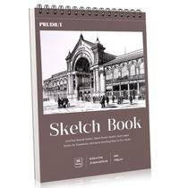 Sketchbook Prudiut 21,6x27,9 cm 50 Folhas Sem Ácido Sketchbook Prudiut 21,6x27,9 cm 50 Folhas Sem Ácido