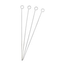 Skewers HIC Kitchen, 30 cm, aço cromado, conjunto de 4 Skewers HIC Kitchen, 30 cm, aço cromado, conjunto de 4