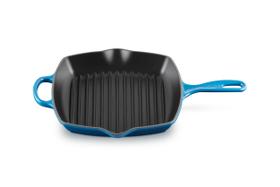 Skillet Grill Le Creuset em ferro fundido esmaltado 10,25 em Marselha Skillet Grill Le Creuset em ferro fundido esmaltado 10,25 em Marselha
