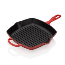 Skillet Grill Le Creuset em ferro fundido esmaltado Signature 10.25