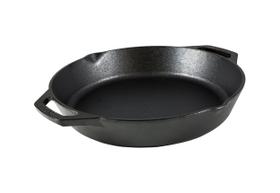Skillet Lodge de ferro fundido de 12 polegadas pré-temperado com alças duplas