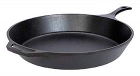 Skillet Lodge de ferro fundido de 15 polegadas, preto pré-temperado Skillet Lodge de ferro fundido de 15 polegadas, preto pré-temperado