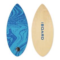Skimboard iBoard Skipper 91 cm de madeira azul de alto brilho Skimboard iBoard Skipper 91 cm de madeira azul de alto brilho