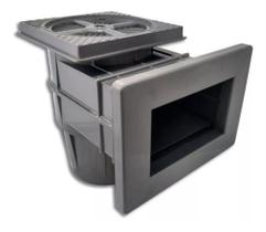 Skimmer Boca Simples Cinza Metalizado Para Piscinas Skimmer Boca Simples Cinza Metalizado Para Piscinas