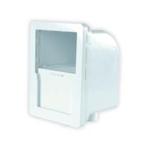 Skimmer Compacto Em Abs Branco Para Piscina Brustec
