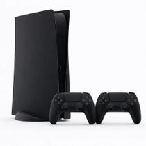 Skin Adesiva PS5 Com Disco Preto Liso Fosco Skin Adesiva PS5 Com Disco Preto Liso Fosco