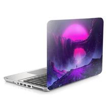 Skin Adesivo Notebook 15 Wide Arco Purpura Montanhas D1