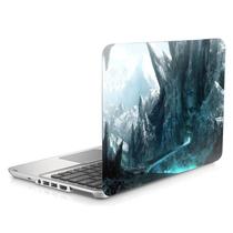 Skin Adesivo Notebook 15" Wide Caverna Caveira Geada d1