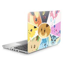 Skin Adesivo para Notebook 15" Pokémon Eevee Eveelutions b0 - Skin Zabom