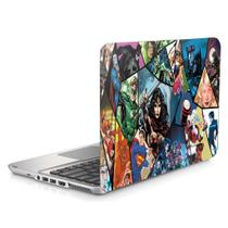 Skin Adesivo para Notebook 15" Wide DC Liga da justiça b1