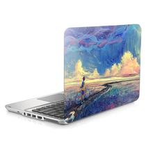 Skin Adesivo para Notebook 17" Impressionismo Bicicleta D22