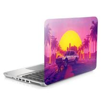 Skin Adesivo Protetor Notebook 13,3 Retrowave Synthwave D18